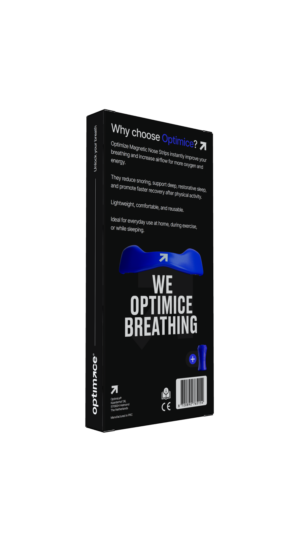 Optimice AirPro Cobalt verpakking #cobalt
