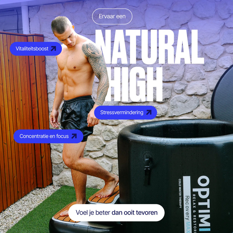 Optimice Recovery MAX ijsbad - natural high na het koudwaterbad