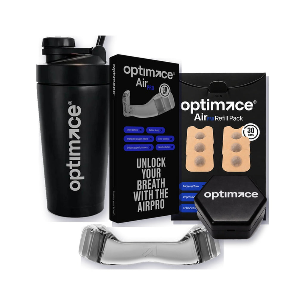 Optimice Sport Bundel Clear met Refill Pack, Thermo Shaker en Travel Case