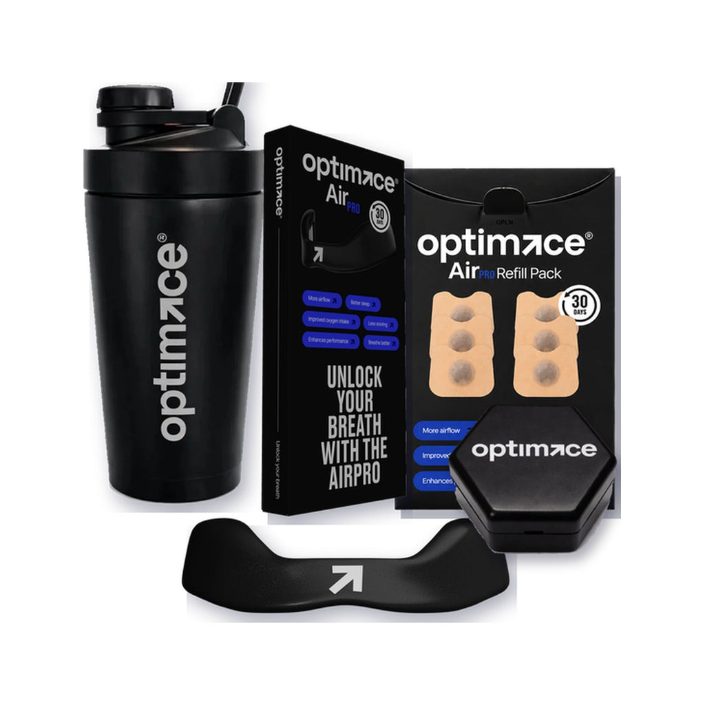 Optimice Sport Bundel Contrast met Refill Pack, Thermo Shaker en Travel Case