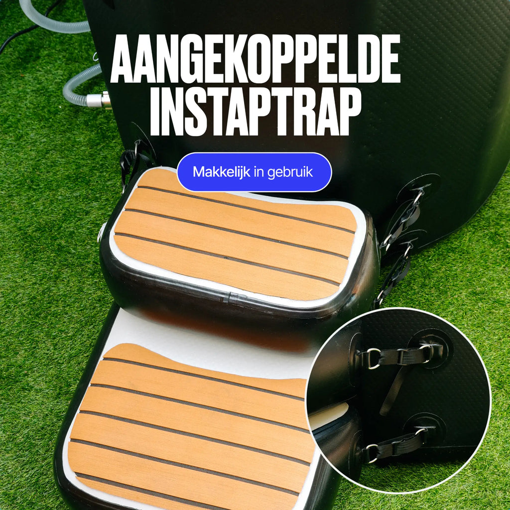 Optimice Recovery MAX ijsbad - aangekoppelde instaptrap