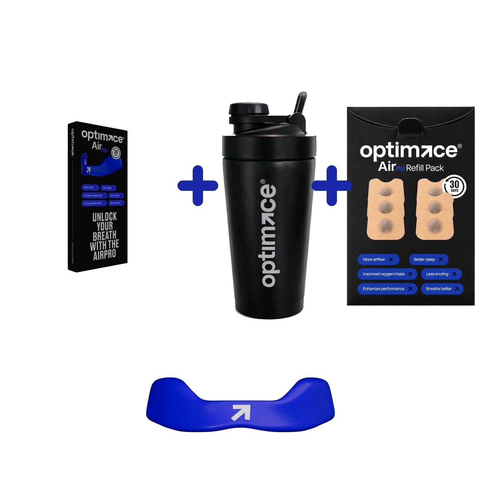 Athlete Bundel - AirPro Cobalt + Refill + Thermo Shaker