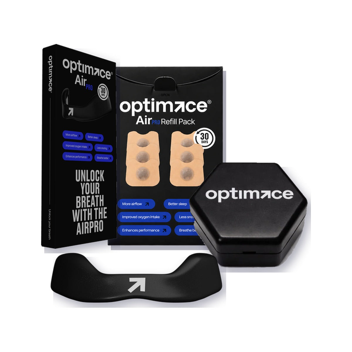 Optimice AirPro 60 dagen Contrast met Refill Pack en Travel Case